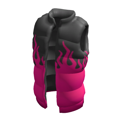 Roblox Item Vest flame pink