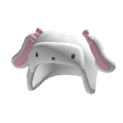 White And Pink Bunny Ushanka | Roblox Item - Rolimon's