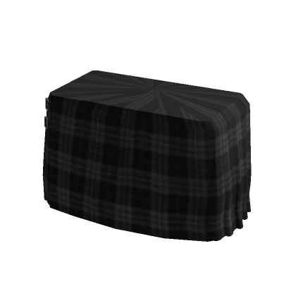 Black plaid skirt roblox top