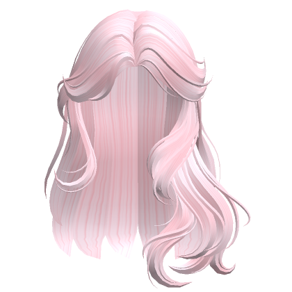 Pink Wavy Girl Hair's Code & Price - RblxTrade