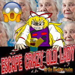 ESCAPE Crazy Old Lady!!!! Touhou obby