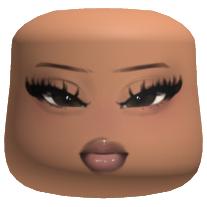 Mink Thangs Lashes Cheeks Head Nougat Skin Tone - Roblox