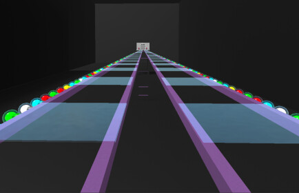 POV Among Us 360 VR: Glass Bridge Squid Game