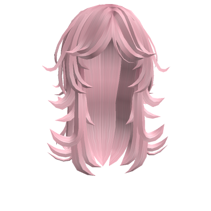 Long Fluffy Anime Pixie Haircut (Pink) | Roblox Item - Rolimon's