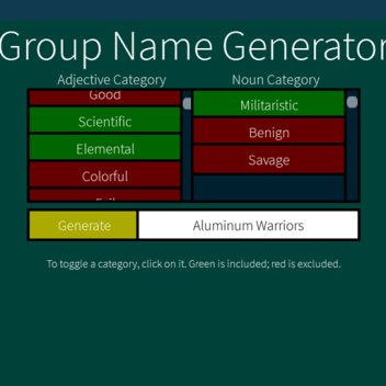 Group Name Generator