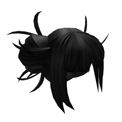 How to get this black hair with buns in roblox #roblox #freehair