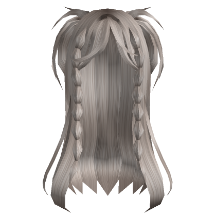 Y2k Messy Half Up Spikey Buns (Ash Blonde)'s Code & Price - RblxTrade