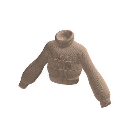Tiara Cropped Sweater Beige