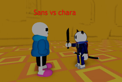 Sans vs Chara - Roblox