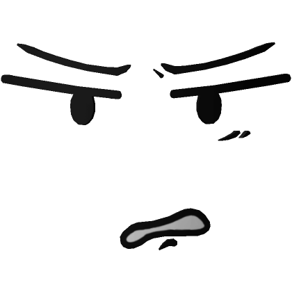 Angry 3D Face | Roblox Item - Rolimon's
