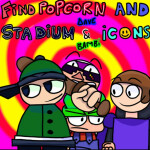 Find Popcorn and Stadium Dave & Bambi Icons!