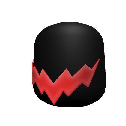 Roblox Item Glowing Red Reaper Smile Face Mask
