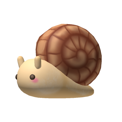 Cute Snail Shoulder Pet  Roblox Item - Rolimon's