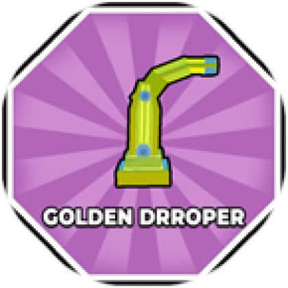 Golden dropper! - Roblox