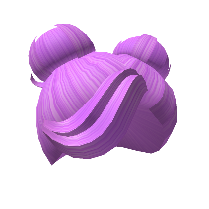 Roblox Item Purple Buns Hair