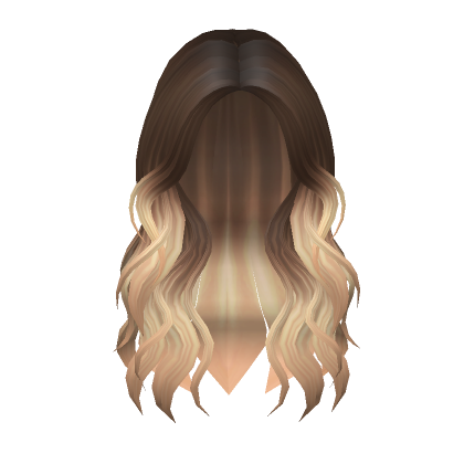 Lush Wavy Hair (Brown And Blonde Ombre)'S Code & Price - Rblxtrade
