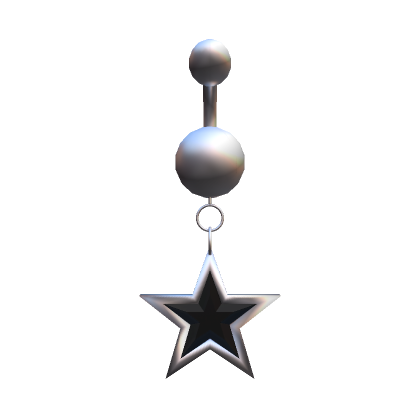 Y2K Belly Tummy Piercing - Black | Roblox Item - Rolimon's