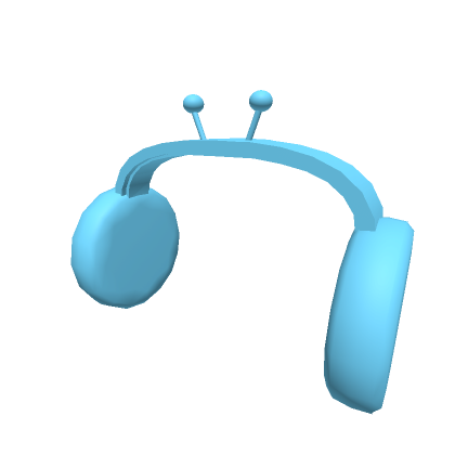 Blue Clockwork Headphones - Roblox