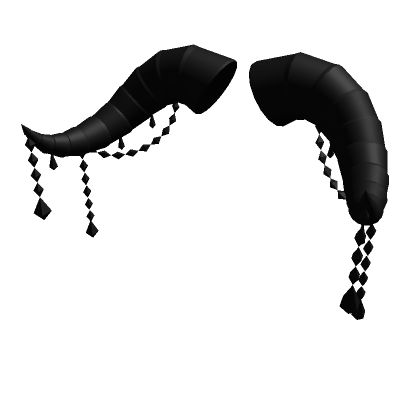 Black Jewelled Giant Horns | Roblox Item - Rolimon's