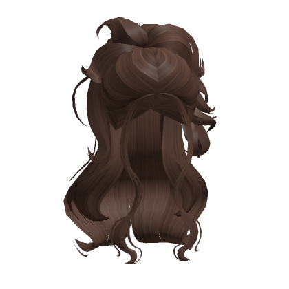 Royal Fairy Flowy Ponytail in Brown's Code & Price - RblxTrade
