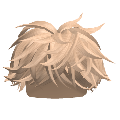 Blonde Fluffy Middle Swept Hair's Code & Price - RblxTrade