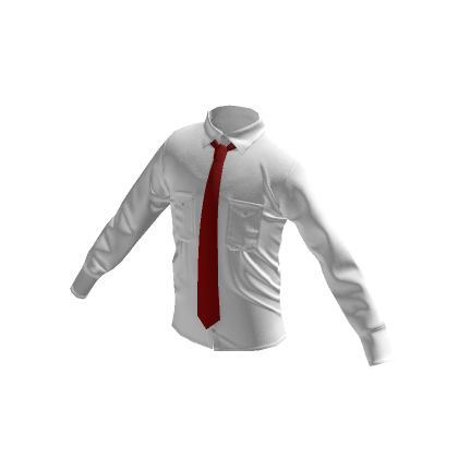 White Shirt Red Tie  Roblox Item - Rolimon's