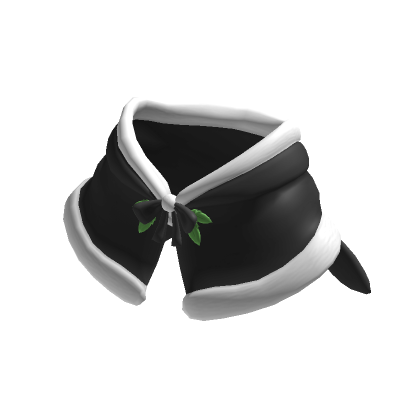 Roblox Item Black Christmas Bunny Cloak