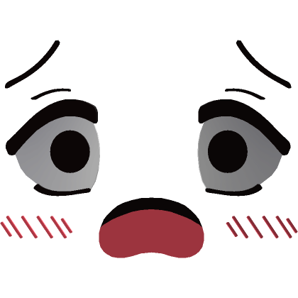 Cute Scared Face  Roblox Item - Rolimon's