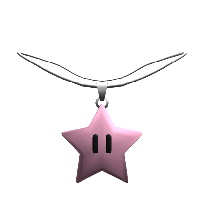 Y2k Pink Star Necklace 3.0 Roblox Item Rolimon s