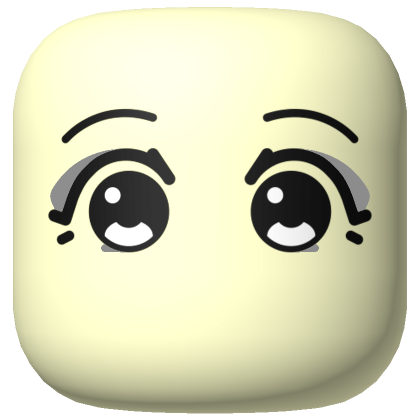 Colorable) Chibi Eyeshadow Face's Code & Price - RblxTrade