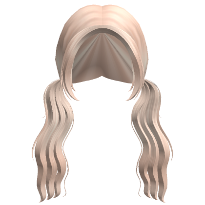 Wavy Front Pigtails Hair in Blonde's Code & Price - RblxTrade