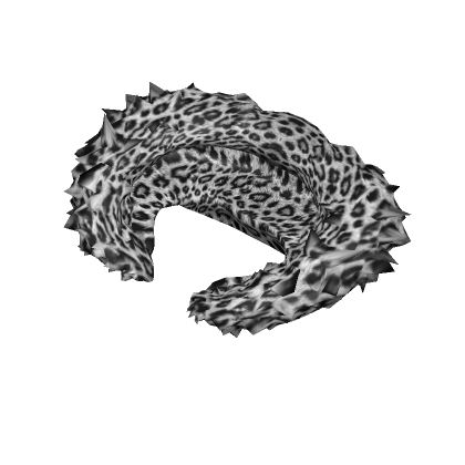 Roblox Item [1.0] Grey Leopard Fur Hood