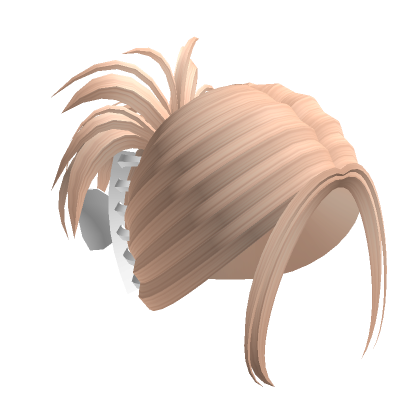 Roblox Item Y2K Clipped Summer Updo (Blonde)