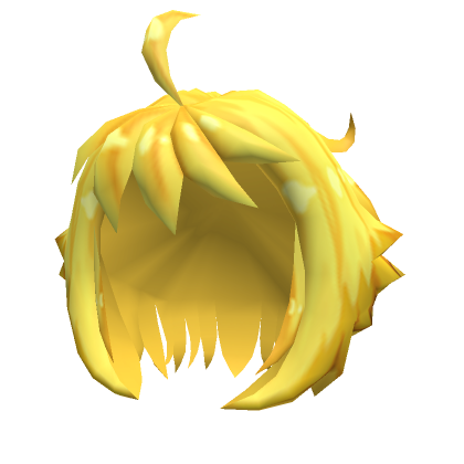 Legendary Boy Hair Yellow w/ Wavy Curls | Roblox Item - Rolimon's