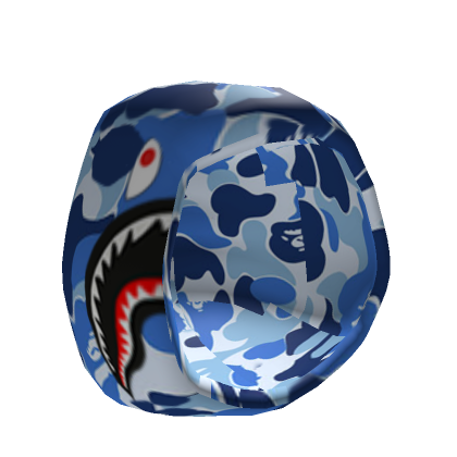 Blue Camo Bape Hood's Code & Price - RblxTrade